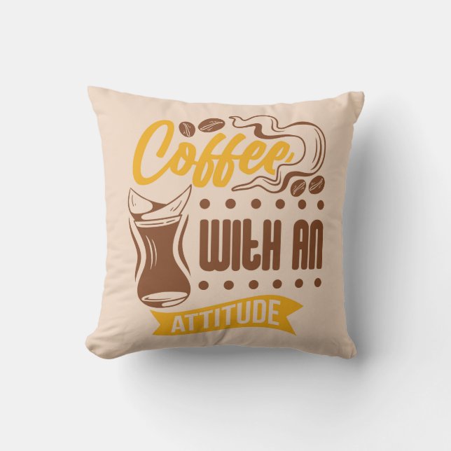 Very Cool and Cute Coffee or Java Cushion (Front)