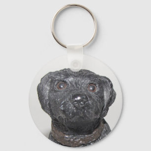 Very Cool Black Lab Key Ring