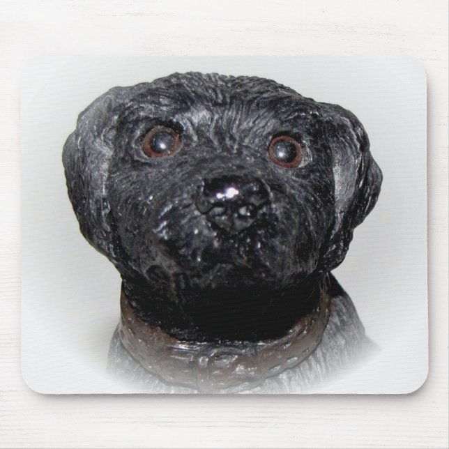 Very Cool Black Lab Mouse Mat (Front)