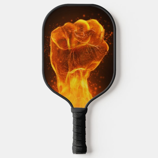Very Cool Burning Fist Pickleball Paddle (Front)