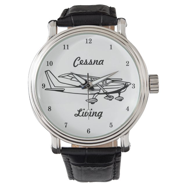 Very Cool Cessna Living Aeroplane Wrist Watch (Front)