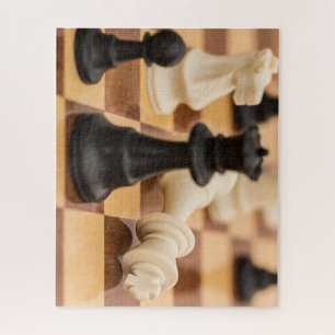Very Cool Chess Board with Pieces Jigsaw Puzzle