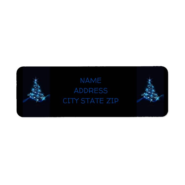 **VERY COOL CHRISTMAS** RETURN ADDRESS LABEL (Front)