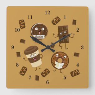 Very Cool Coffee and Chocolate Wall Clock