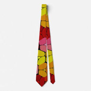 Very Cool Colorful Abstract Shapes Neck Tie