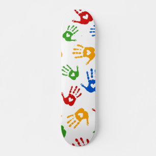 Very Cool Colourful Abstract Shapes Skateboard