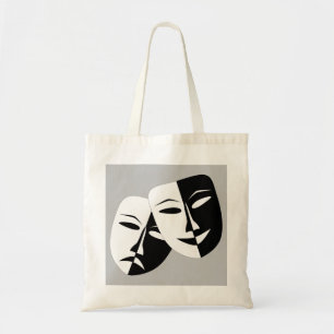 Very Cool Comedy and Tragedy Theater Masks Tote Bag