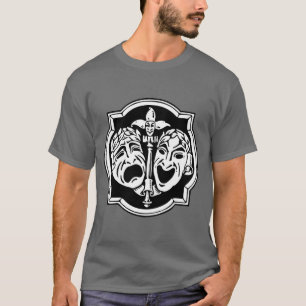 Very Cool Comedy and Tragedy Theatre Masks T-Shirt