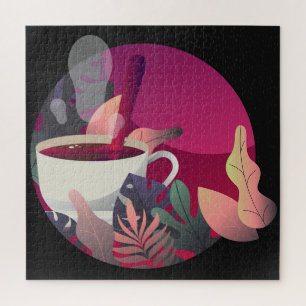 Very Cool Cup of Coffee Jigsaw Puzzle