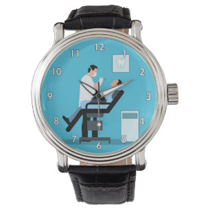 Very Cool Dentist with a Patient in the Office Watch