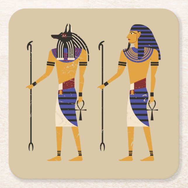 Very Cool Egyptian Soldier Coaster Set (Front)