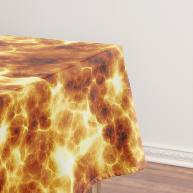 Very Cool Fire Pattern Tablecloth (In Situ)
