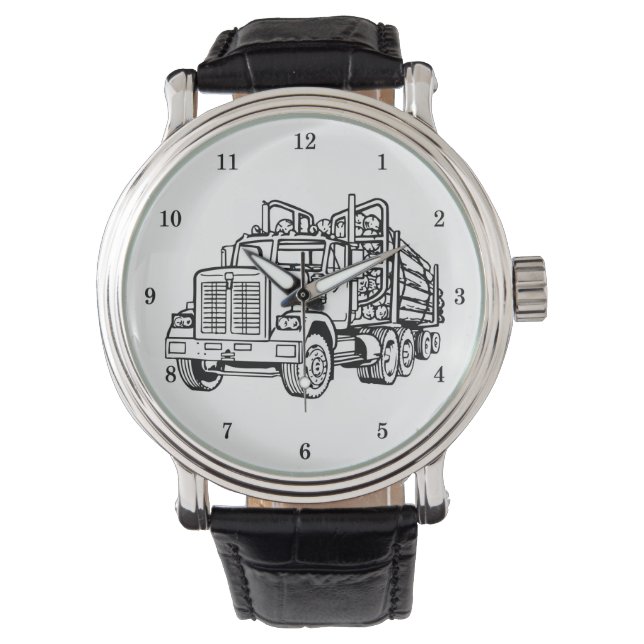 Very Cool Log Haulier Wrist Watch (Front)