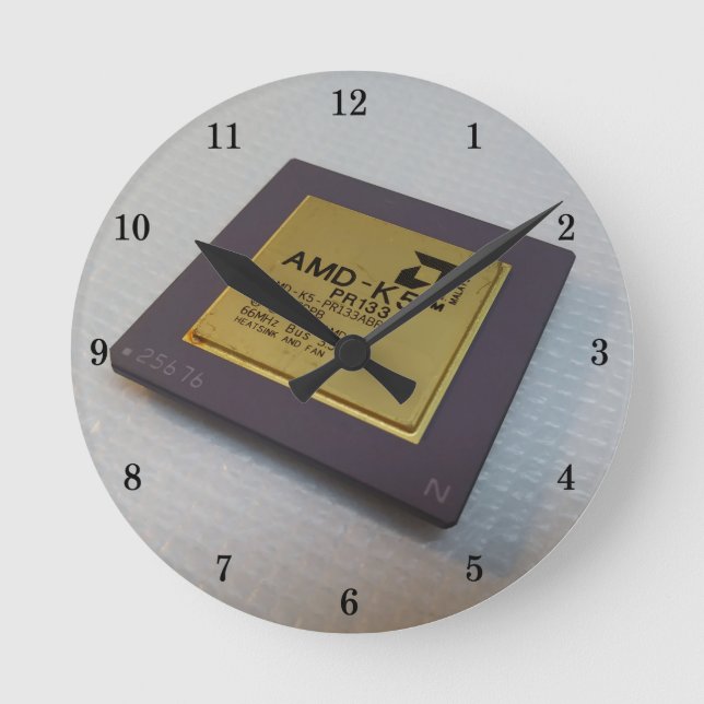 Very Cool Microprocessor Wall Clock (Front)