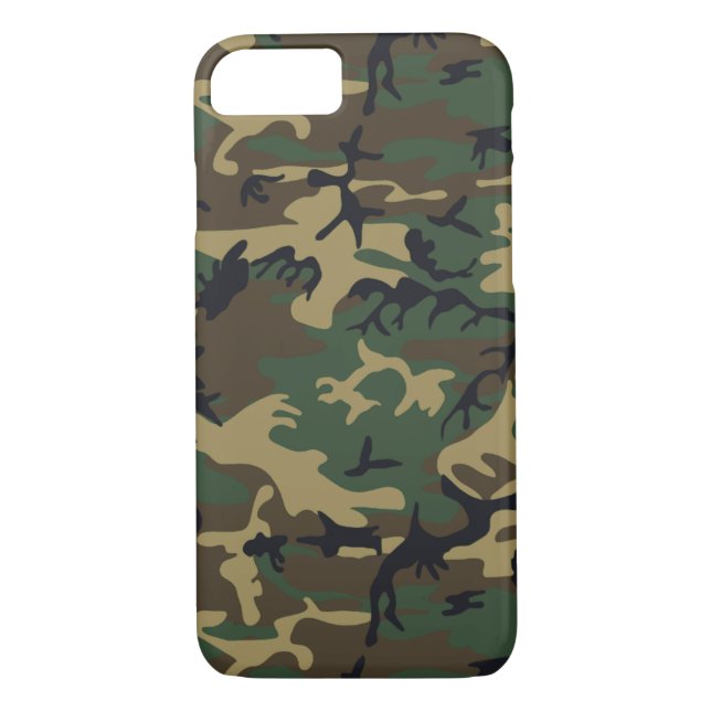 Very Cool Military Style Camo Pattern Case-Mate iPhone Case (Back)
