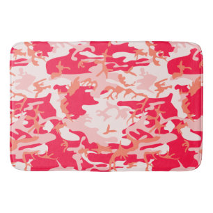 Very Cool Military Style Pink Camo Pattern Bath Mat