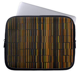 Very Cool Modern Orange Laptop Sleeve