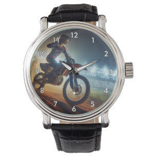 Very Cool MotoCross Competition Digital Rendering Watch