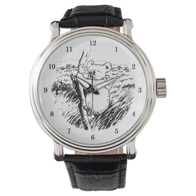 Very Cool Panda Bear Wrist Watch (Front)