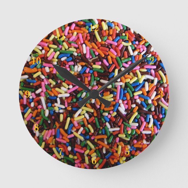Very Cool Pile of Candy Wall Clock (Front)