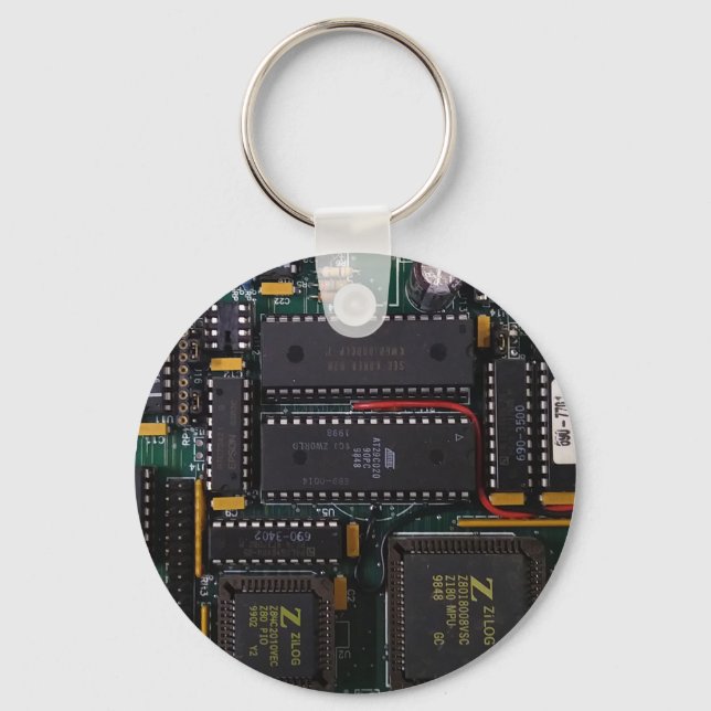 Very Cool Printed Circuit PCB Board Key Chain (Front)