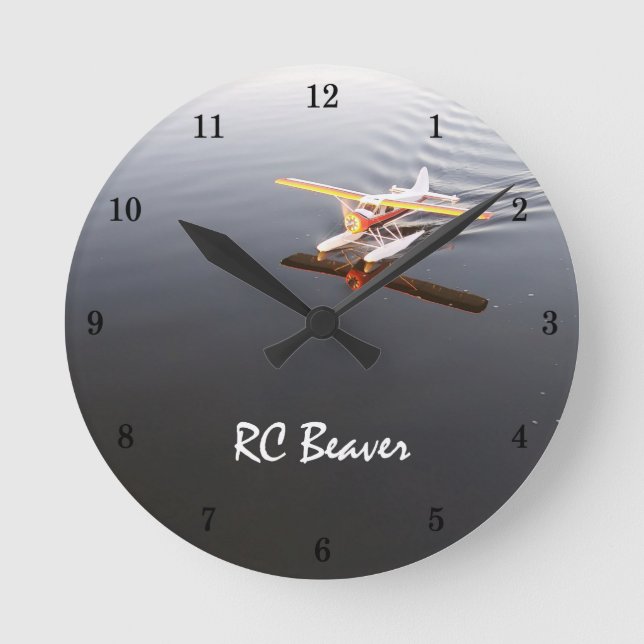 Very Cool RC Beaver Wall Clock (Front)