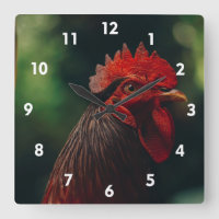 Very Cool Rooster Clock
