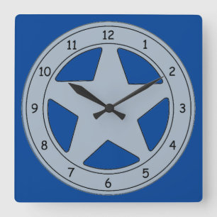 Very Cool Shariff Badge Square Wall Clock