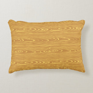 Very Cool Simulated Wood Panel Throw Pillow