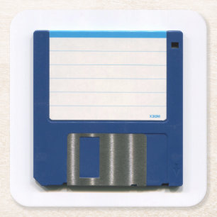 Very Cool Vintage Floppy Disk Coaster Set