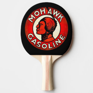 Very Cool Vintage Mohawk Gasoline Ping Pong Paddle