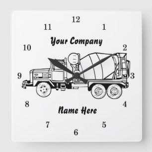 Very Cool YOU DESIGN Cement Company Wall Clock
