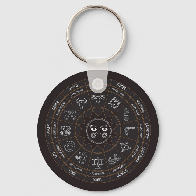 Very Cool Zodiac Key Chain (Front)