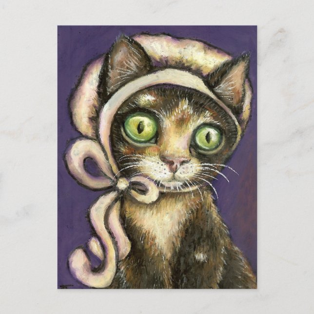 Very courteous kitty postcard (Front)
