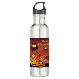 Very Cute Happy Halloween Design 710 Ml Water Bottle