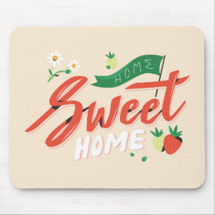 Very Cute Home Sweet Home Mouse Mat