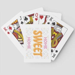Very Cute Home Sweet Home Playing Cards