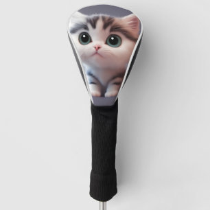Very cute kitten golf head cover