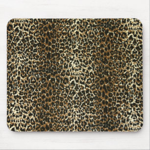 Very cute Leopard print pattern mouse pad