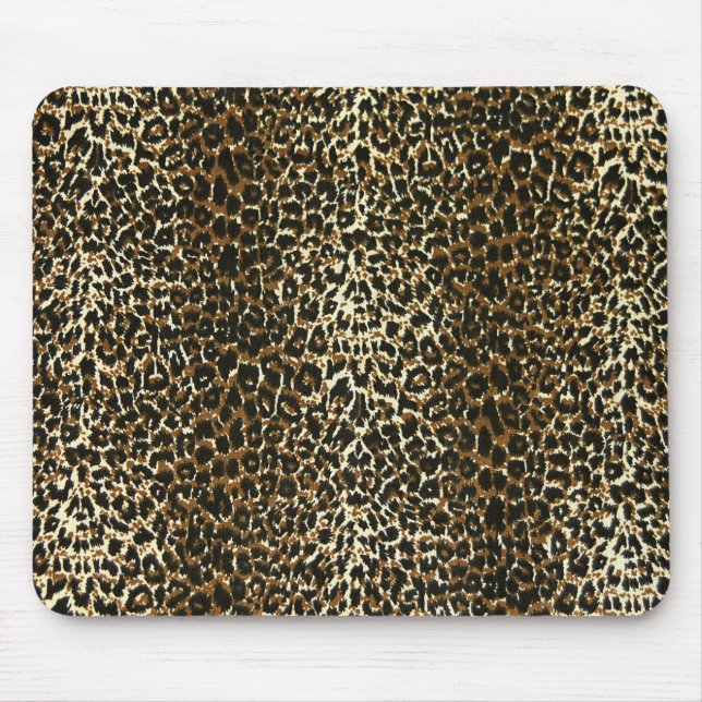 Very cute Leopard print pattern mouse pad (Front)
