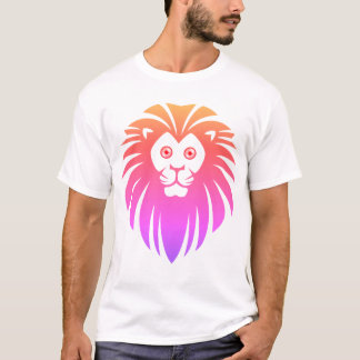 Very cute lion mask t-shirt design