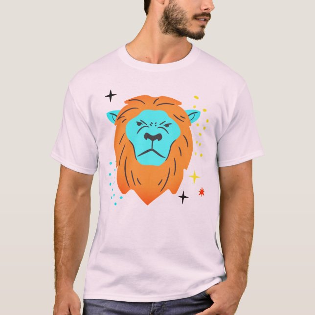 Very cute lion T-shirt design (Front)