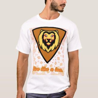 Very cute lion T-shirt design