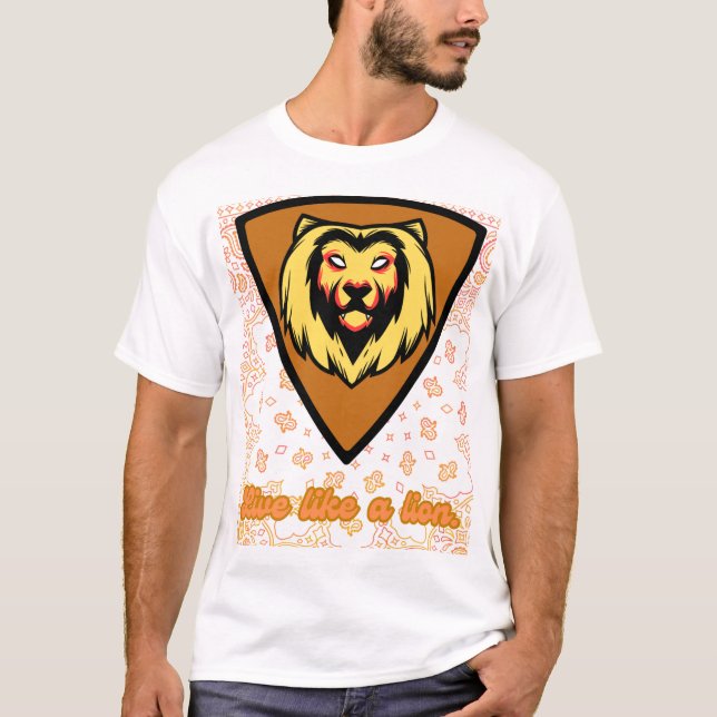 Very cute lion T-shirt design (Front)