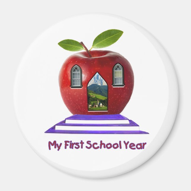 Very Cute My First Year of School Magnet (Front)
