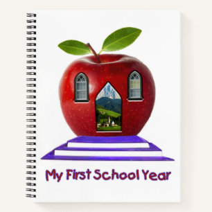 Very Cute My First Year of School Notebook