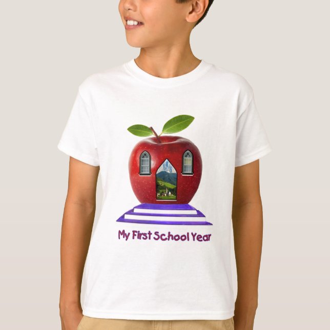 Very Cute My First Year of School T-Shirt (Front)