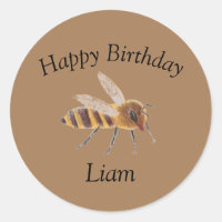 Very Cute Original Bee Illustration