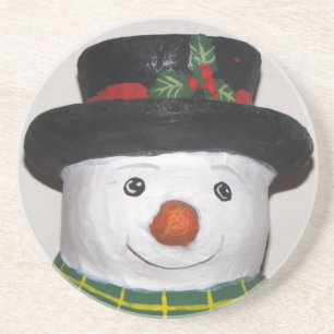 Very Cute Snowman Coaster