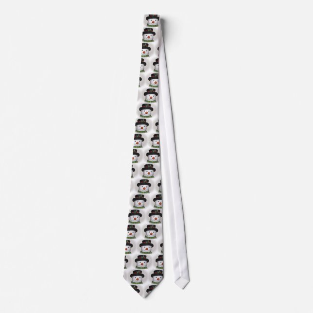 Very Cute Snowman Tie (Front)